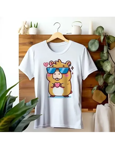 Camiseta Unisex Capibara Enamorado - Diseño exclusivo y divertido