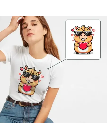 Camiseta Unisex Capibara Enamorado - Diseño exclusivo y divertido