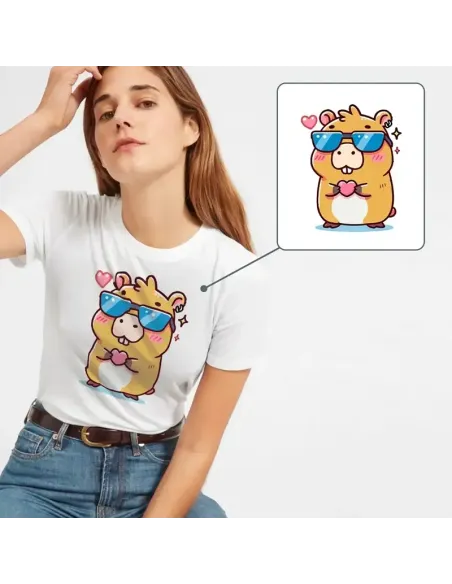 Camiseta Unisex Capibara Enamorado - Diseño exclusivo y divertido
