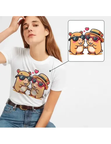 Camiseta Unisex Capibara Enamorado - Diseño exclusivo y divertido