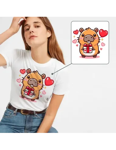 Camiseta Unisex Capibara Enamorado - Diseño exclusivo y divertido