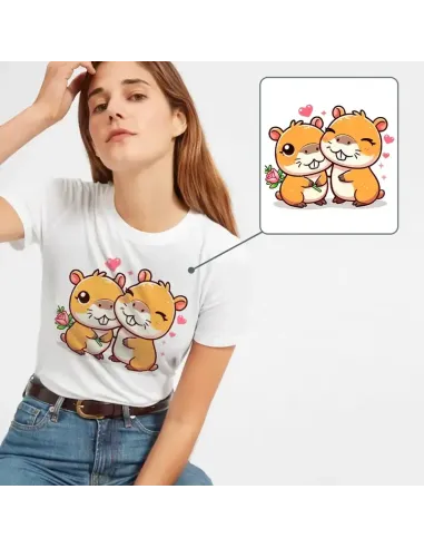 Camiseta Unisex Capibara Enamorado - Diseño exclusivo y divertido