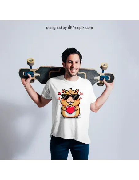 Camiseta Unisex Capibara Enamorado - Diseño exclusivo y divertido