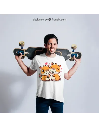 Camiseta Unisex Capibara Enamorado - Diseño exclusivo y divertido