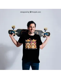 Camiseta Unisex Capibara Enamorado - Diseño exclusivo y divertido 2