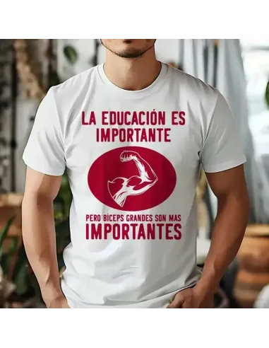 Camiseta Blanca Gym Bro Unisex – Comodidad y estilo para entrenar