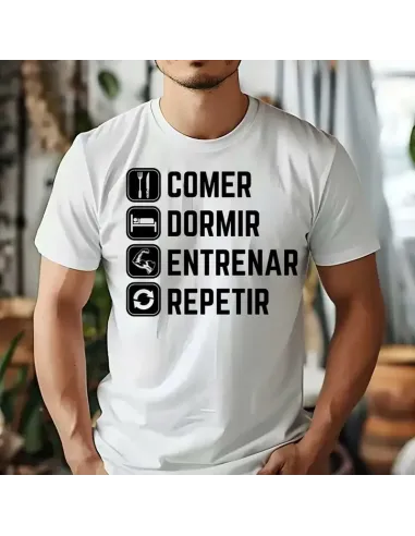 Camiseta Blanca Gym Bro Unisex – Comodidad y estilo para entrenar