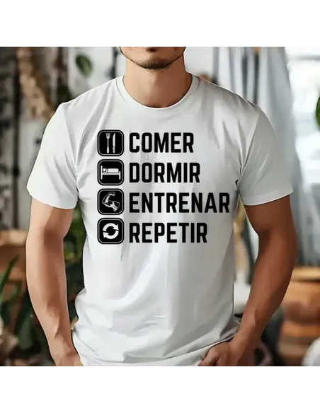 Camiseta Blanca Gym Bro Unisex – Comodidad y estilo para entrenar