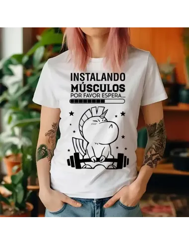 Camiseta Blanca Gym Bro Unisex – Comodidad y estilo para entrenar