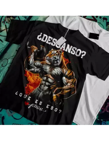 Camiseta Negra Gym Beast para Hombres – ¡Domina el gimnasio!