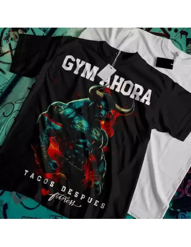 Camiseta Negra Gym Beast para Hombres – ¡Domina el gimnasio!
