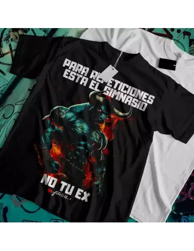 Camiseta Negra Gym Beast para Hombres – ¡Domina el gimnasio!