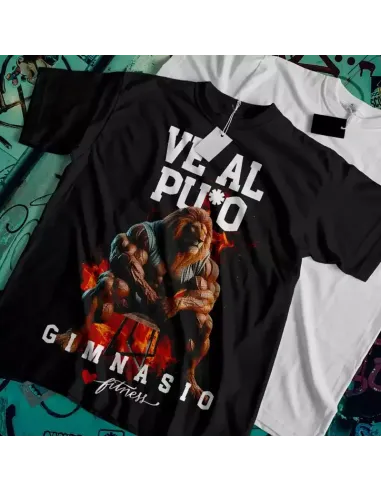 Camiseta Negra Gym Beast para Hombres – ¡Domina el gimnasio!