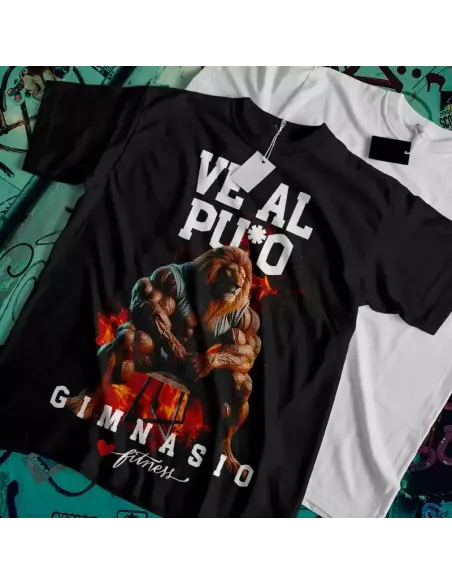 Camiseta Negra Gym Beast para Hombres – ¡Domina el gimnasio!