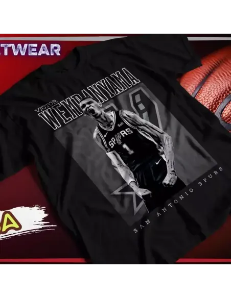 Camiseta Negra NBA Basquetbol para Hombres – ¡Para los verdaderos fanáticos del baloncesto!