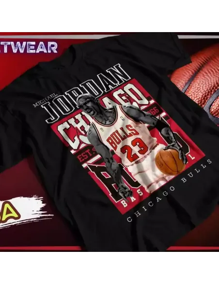 Camiseta Negra NBA Basquetbol para Hombres – ¡Para los verdaderos fanáticos del baloncesto!