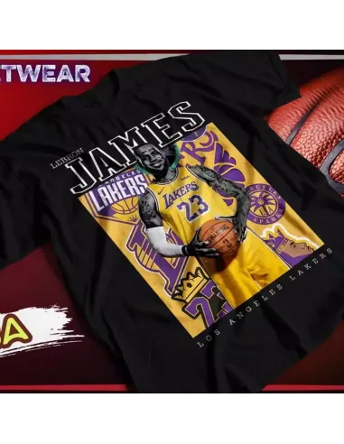 Camiseta Negra NBA Basquetbol para Hombres – ¡Para los verdaderos fanáticos del baloncesto!