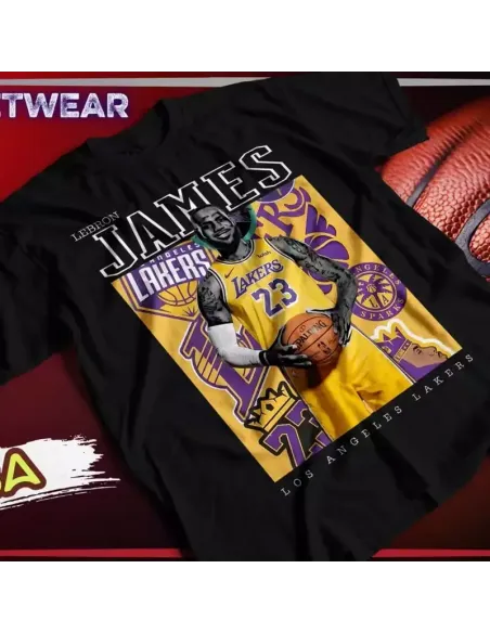 Camiseta Negra NBA Basquetbol para Hombres – ¡Para los verdaderos fanáticos del baloncesto!