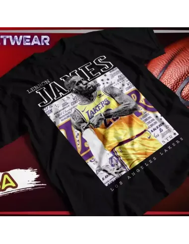 Camiseta Negra NBA Basquetbol para Hombres – ¡Para los verdaderos fanáticos del baloncesto!