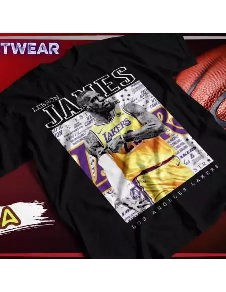 Camiseta Negra NBA Basquetbol para Hombres – ¡Para los verdaderos fanáticos del baloncesto!