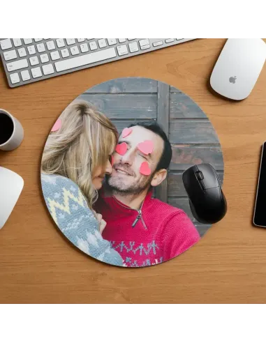 Alfombrilla de Ratón Redonda Personalizada – Diseña la tuya con estilo único!
