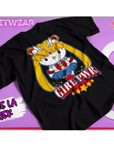 Camiseta exclusiva de Hello Kitty con mensaje Girl Power, perfecta para celebrar el Día de la Mujer.