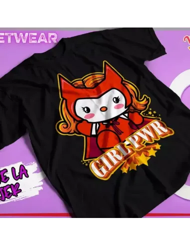 Camiseta exclusiva de Hello Kitty con mensaje Girl Power, perfecta para celebrar el Día de la Mujer.