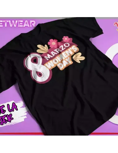 Camiseta especial para el Día de la Mujer con frases feministas inspiradoras.