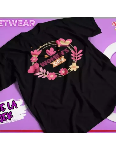 Camiseta especial para el Día de la Mujer con frases feministas inspiradoras.