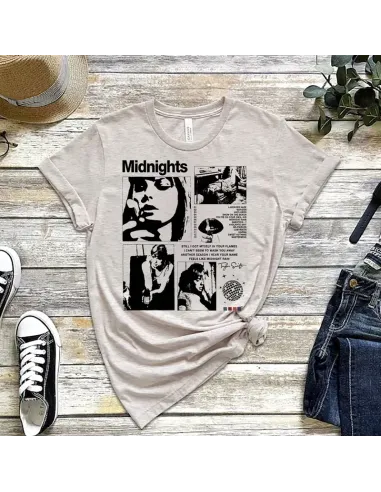 Camiseta Eras Tour para mujeres y niñas, diseño inspirado en Taylor Swift.