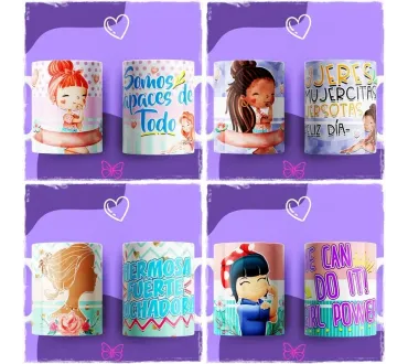 Taza Super Mujer – Diseño vibrante y empoderador.