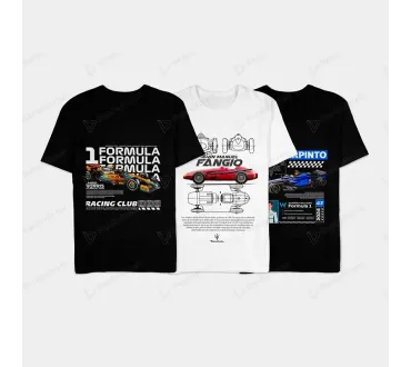 Camisa Fórmula 1 con diseño exclusivo, ideal para fanáticos de las marcas más icónicas de la F1.