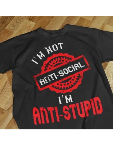 Camiseta Antisocial - Para los que prefieren su propio espacio.