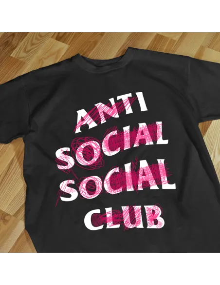 Camiseta Antisocial - Para los que prefieren su propio espacio.