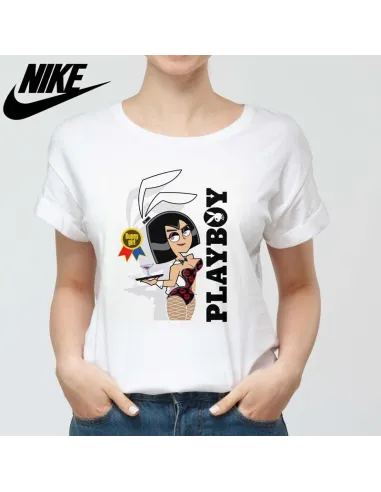 Camiseta Playboy para mujer - Icono de moda urbana.