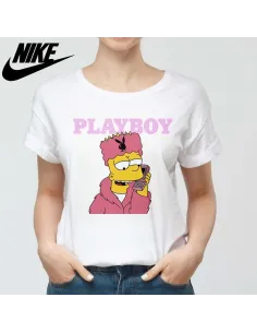 Camiseta Playboy para mujer - Icono de moda urbana.