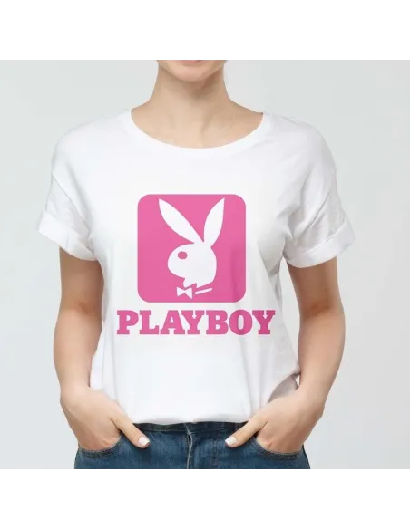 Camiseta Playboy para mujer - Icono de moda urbana.