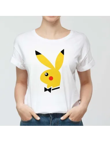 Camiseta Playboy para mujer - Icono de moda urbana.