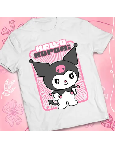 Camiseta Kuromi - Ropa kawaii de Sanrio para fans del estilo japonés