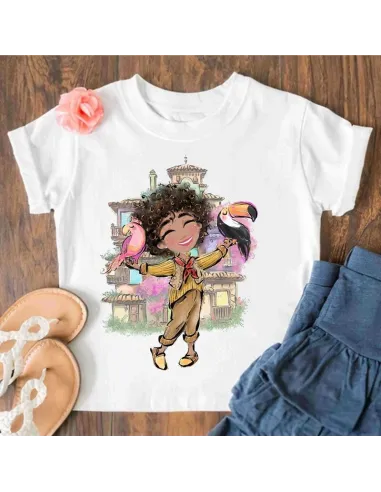 Camiseta Encanto niñas - Ropa mágica de Disney con personajes de la película Encanto