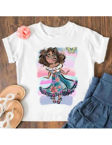Camiseta Encanto niñas - Ropa mágica de Disney con personajes de la película Encanto