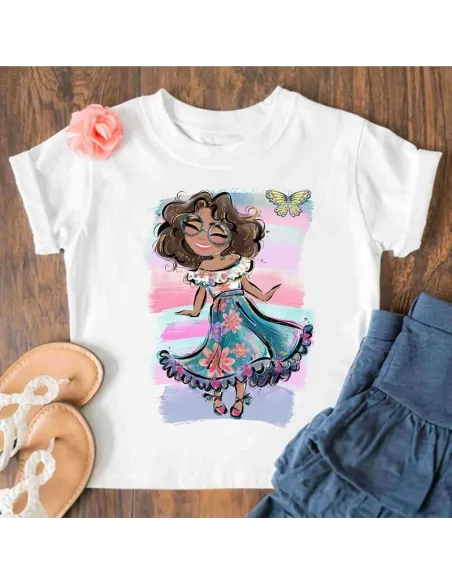Camiseta Encanto niñas - Ropa mágica de Disney con personajes de la película Encanto