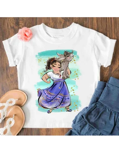 Camiseta Encanto niñas - Ropa mágica de Disney con personajes de la película Encanto