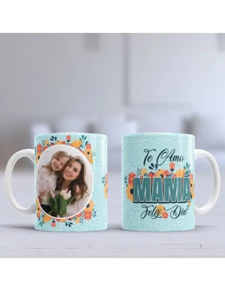 Taza Feliz Día Mamá diseño exclusivo