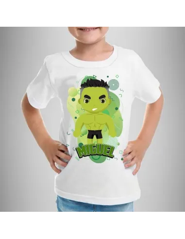 camiseta dibujos animados personalizada para niños con nombre y edad