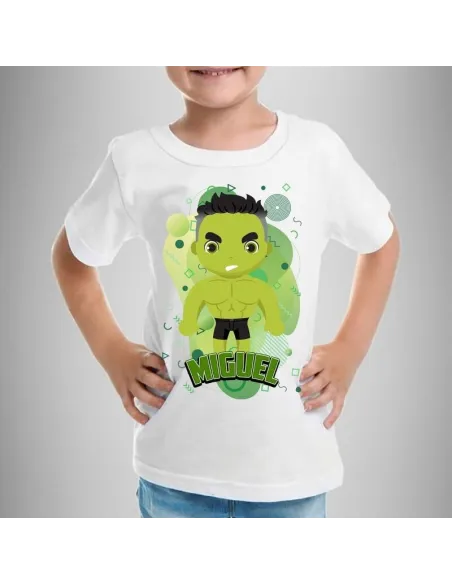 camiseta dibujos animados personalizada para niños con nombre y edad