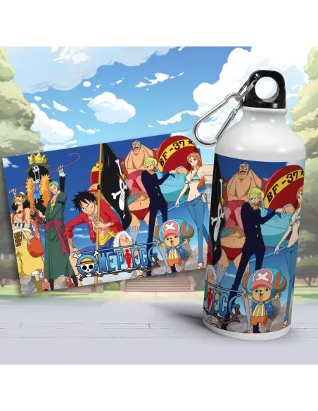 Bidón de aluminio dibujos anime