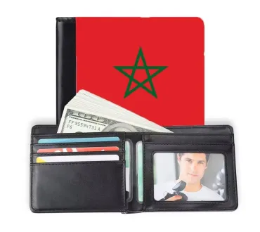 Cartera con Bandera Marroquí
