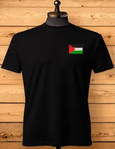 Camiseta Bandera Palestina Bordada 2
