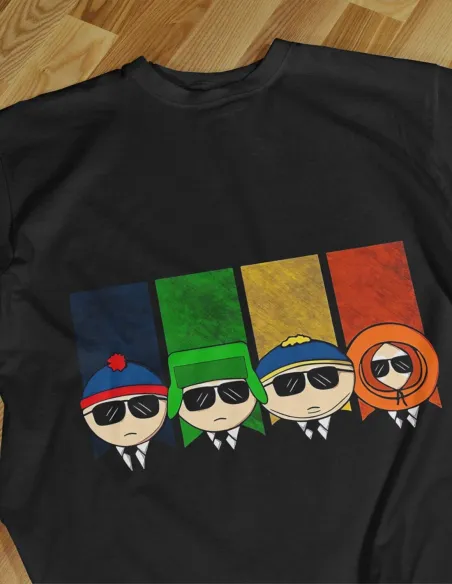 Camiseta Negra Series Unisex